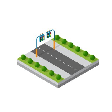 İyometrik 3d modül bölgesi