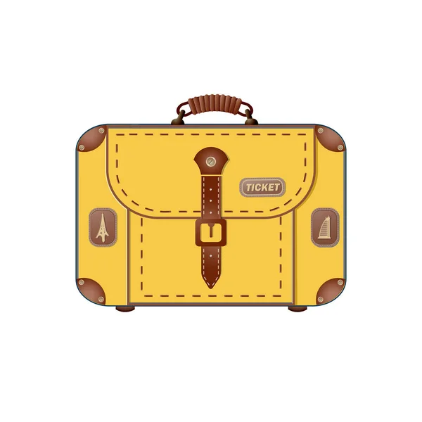 Suitcase travel case — Stock Vector