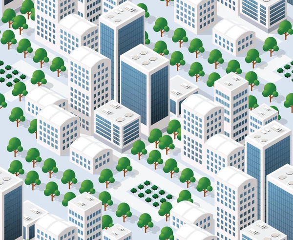 Nahtloser Stadtplan — Stockvektor