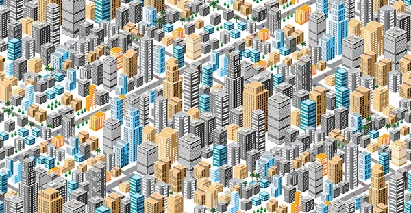 无缝城市规划 — 图库矢量图片