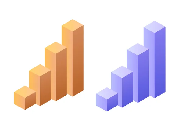 Czat Wykresu Statystycznego Obiekt Izometryczny Dla Konceptualnego Projektu Infograficznego — Wektor stockowy
