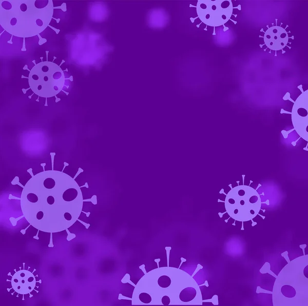 Virusepidemie Molekül Illustration Hintergrund Für Kreatives Design Medizinische Soziale Stil — Stockvektor