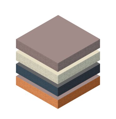 Toprak katmanları jeolojik ve yeraltı doğa manzarası altında.