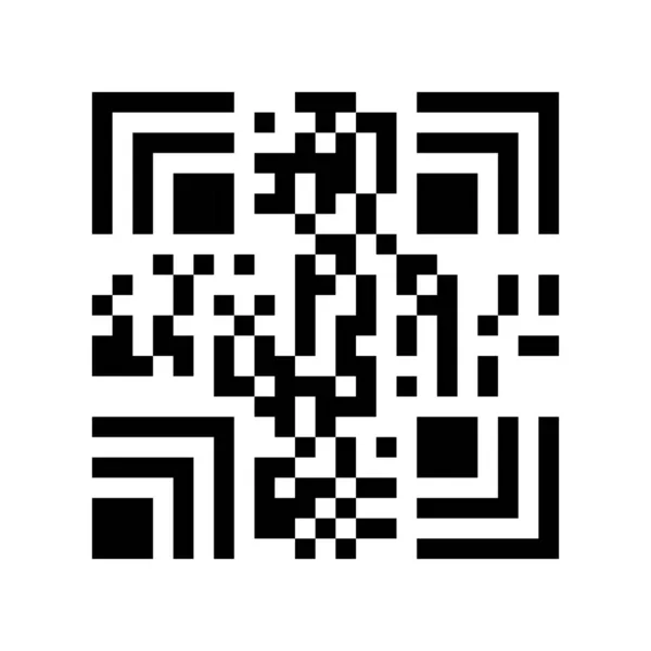 Abstracte digitale code scanner barcode template voor sociale media — Stockvector