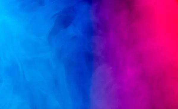 Merging Colorful Smoke Dark Background — Stock Photo, Image