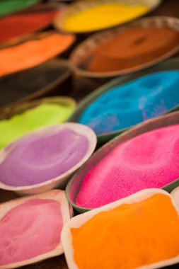 plakalar closeup arka plan geleneksel mısır çok renkli kum