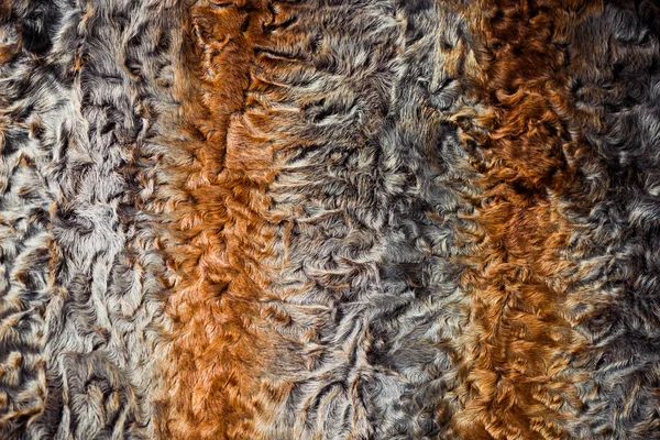 ウールの表面に反射する抽象的な多色の毛皮のテクスチャ — ストック写真