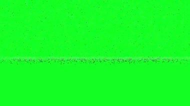 soyut hareketin canlandırılması yeşil ekran üzerinde görünümü şekillendirir