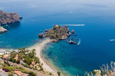 Isola Bella Taormina, Sicilya, İtalya için görünümünü