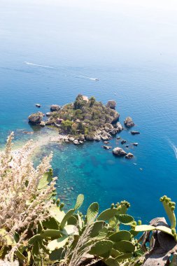 Isola Bella Taormina, Sicilya, İtalya için görünümünü