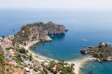 Isola Bella Taormina, Sicilya, İtalya için görünümünü