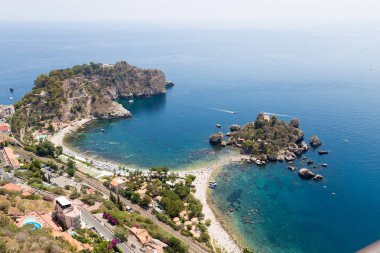 Isola Bella Taormina, Sicilya, İtalya için görünümünü
