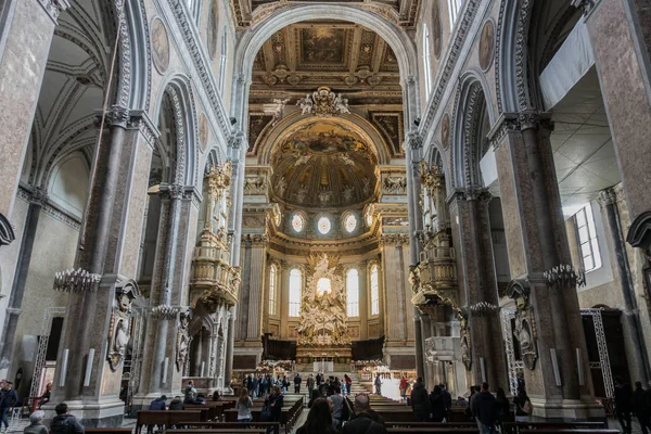 Naples Italy 2018 April Historic Cathedral Duomo San Gennaro Napoli — Stock Photo, Image