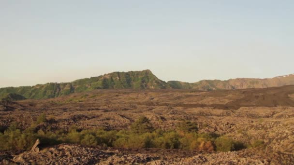 Виверження Вулкана Етна Вибух Лавовий Потік Сицилії — стокове відео