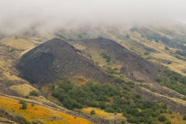 Podzimní Sezóna Sopce Etna Sicílii — Stock fotografie