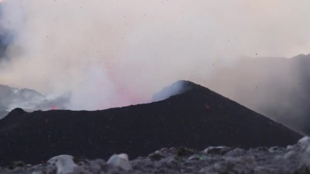 Etna 실리에서 용암의 — 비디오