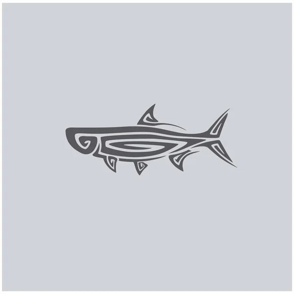 Fish tarpon — Stock Vector