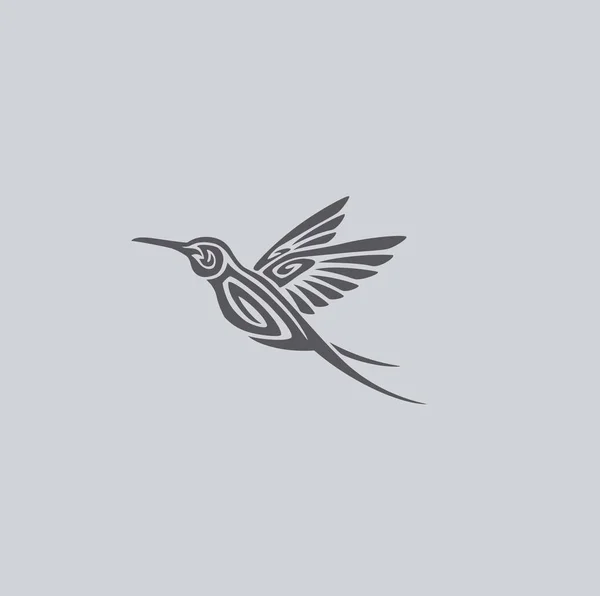 Kolibřík logo — Stockový vektor