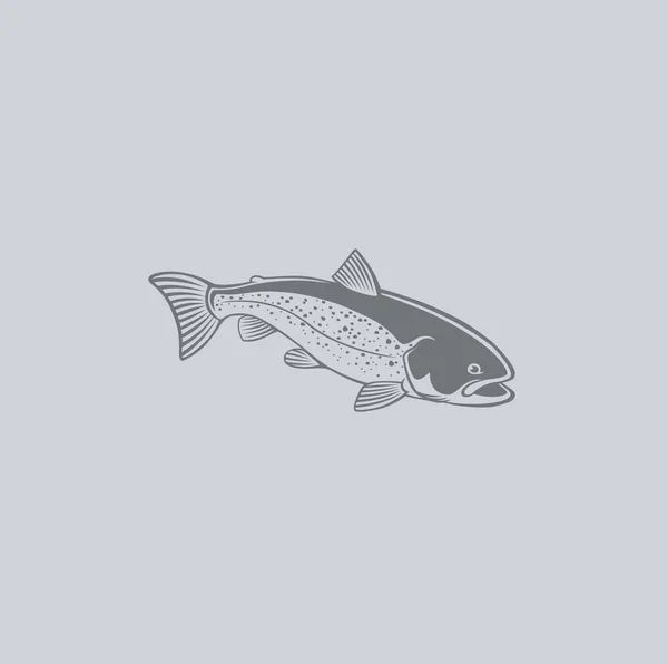 Bild Forellenfische — Stockvektor