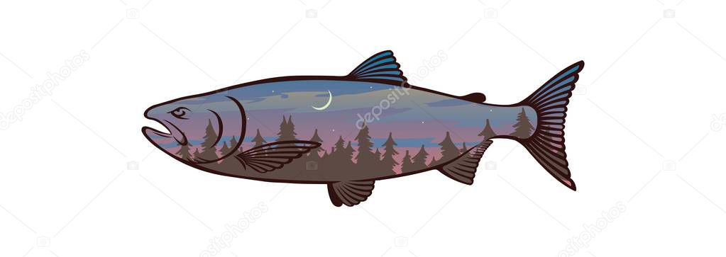 salmon fish icons