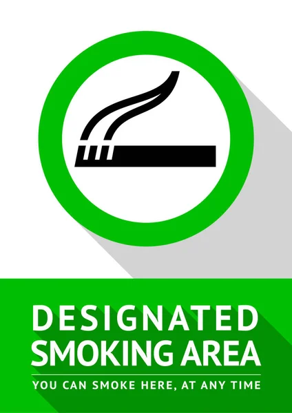 Κάπνισμα Τοποθετήστε Νέα Αφίσα Εικονογράφηση Φορέα Για Εκτύπωση — Διανυσματικό Αρχείο