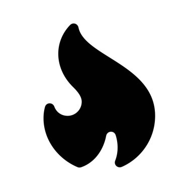 Yangın alevler, yeni siyah kutsal kişilerin resmi, vektör çizim