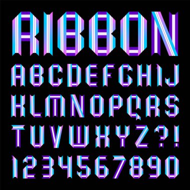 renk kağıt kasetleri büyük harfli katlanmış mektup