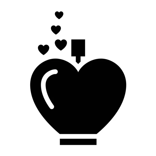 Icône Amour Signe Saint Valentin Conçu Pour Célébration Symbole Vectoriel — Image vectorielle