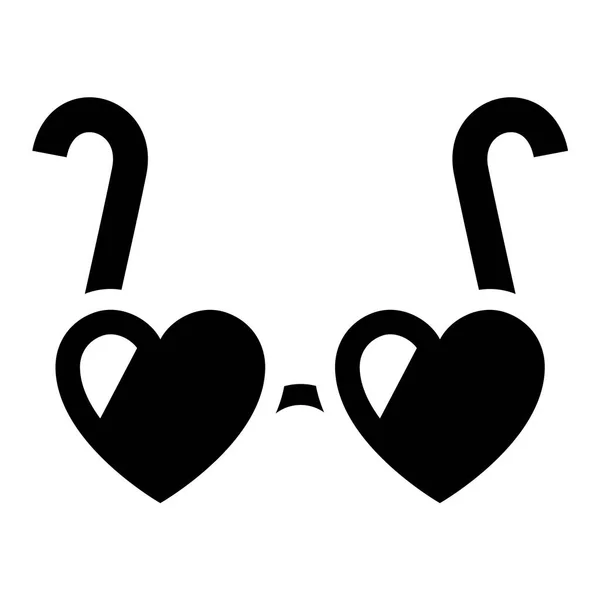 Miłość Ikonę Lub Znak Valentine Day Przeznaczone Świętowania Wektor Czarny — Wektor stockowy