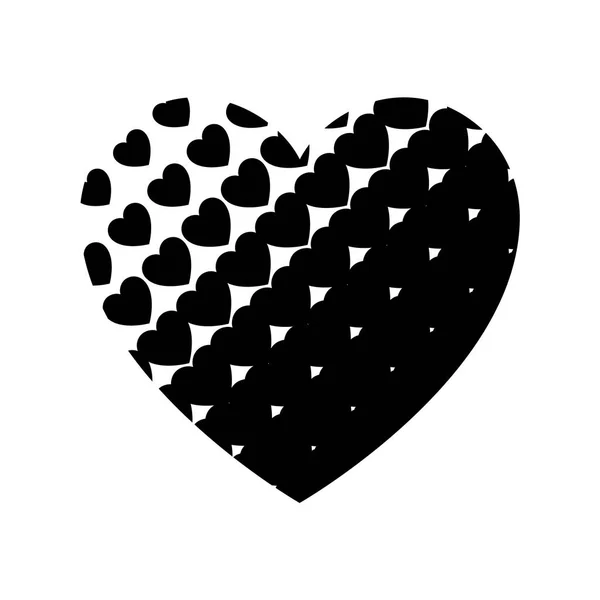 Icône Amour Signe Saint Valentin Conçu Pour Célébration Symbole Vectoriel — Image vectorielle