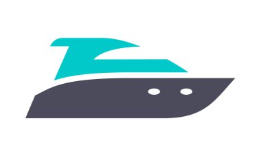 Beyaz arka planda yeni gri turkuaz simgesi