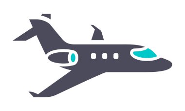 Beyaz arka planda yeni gri turkuaz simgesi