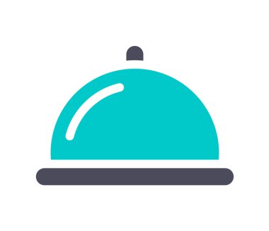 Beyaz arka planda yeni gri turkuaz simgesi