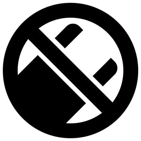 Απαγορεύεται Χρήση Πλαστικών Σακουλών Απαγορευμένη Πινακίδα Σύγχρονο Στρογγυλό Αυτοκόλλητο — Διανυσματικό Αρχείο