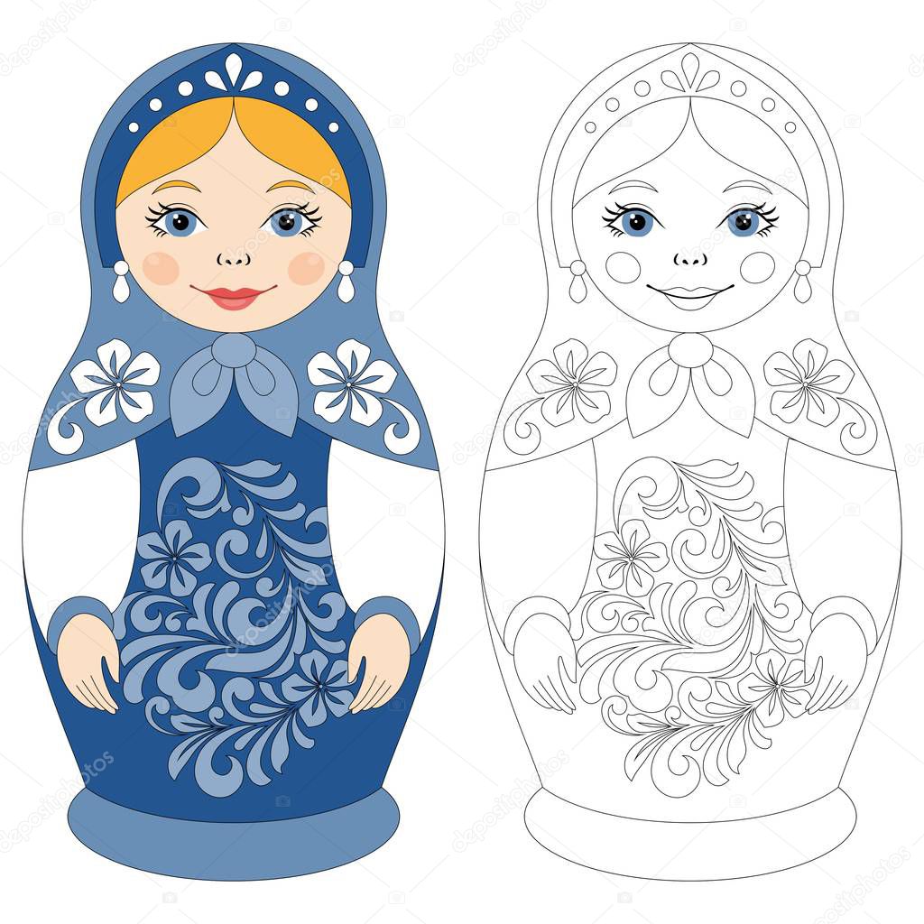 Russian matryoshka doll.