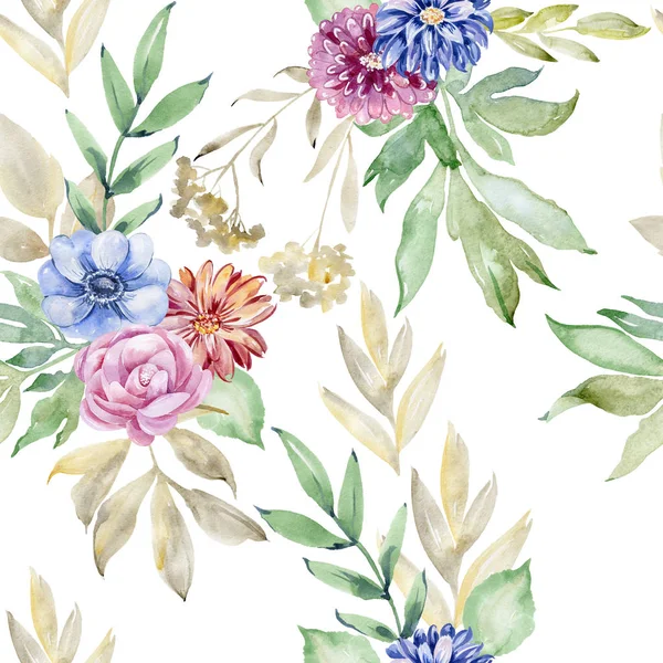 Watercolor seamless pattern — Stock Photo, Image