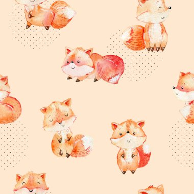 Suluboya tilki deseni.