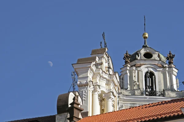 Dettaglio della chiesa universitaria di Vilnius — Foto Stock