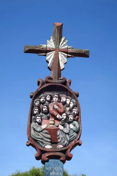 리투아니아에서 오래 된 십자가 — 스톡 사진