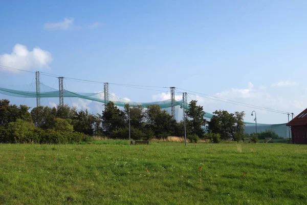 Nets in the birds ringing station in Vente cape, Lithuania