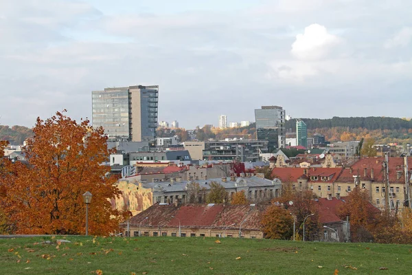 Осень в Вильнюсе — стоковое фото