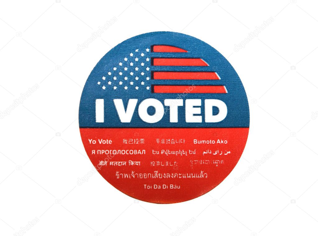 A perfect I Voted Sticker