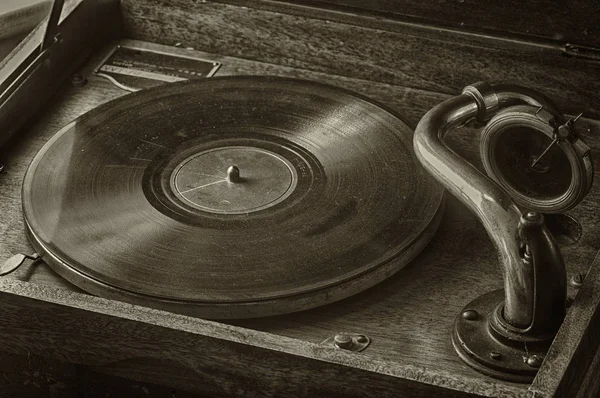 A Real Vintage record Player — Stock Photo, Image