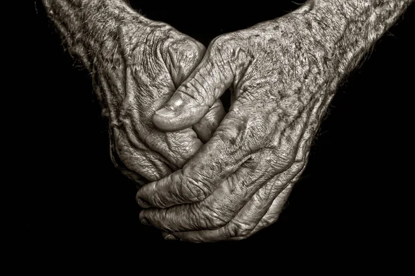 Hands Of A Senior Man — Stock Photo, Image
