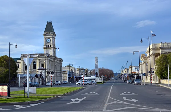 Oamaru Yeni Zelanda Eylül 2018 Thames Street Üzerinde Bir Bahar — Stok fotoğraf
