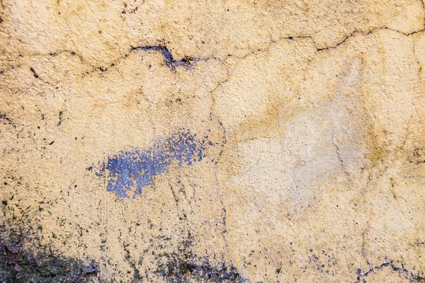 Vecchio Cemento Sfondo Texture Parete Toni Gialli — Foto Stock
