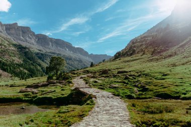 Circo de Soaso, Ordesa Milli Parkı, Aragon görünümünü. Pirene Dağları, İspanya
