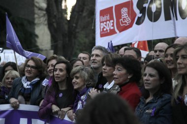 Dünya Kadınlar günü kutlama Madrid