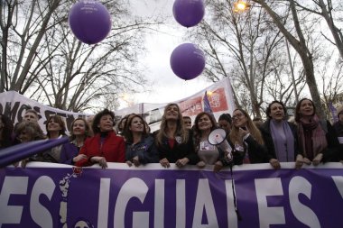 Dünya Kadınlar günü kutlama Madrid