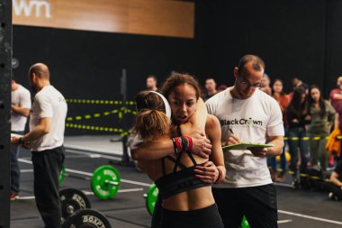14 Nisan 2019 Arganda del Rey, Madrid, İspanya. 4. Interbox Crossfit Ligi Arganda del Rey, Madrid